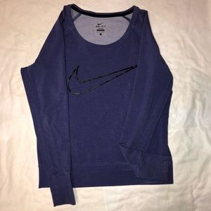 Purple Nike throw-over